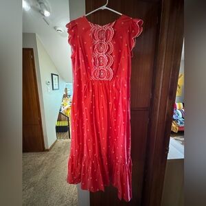 Boden Lucinda Broderie Smocked Dress- New with Tags!